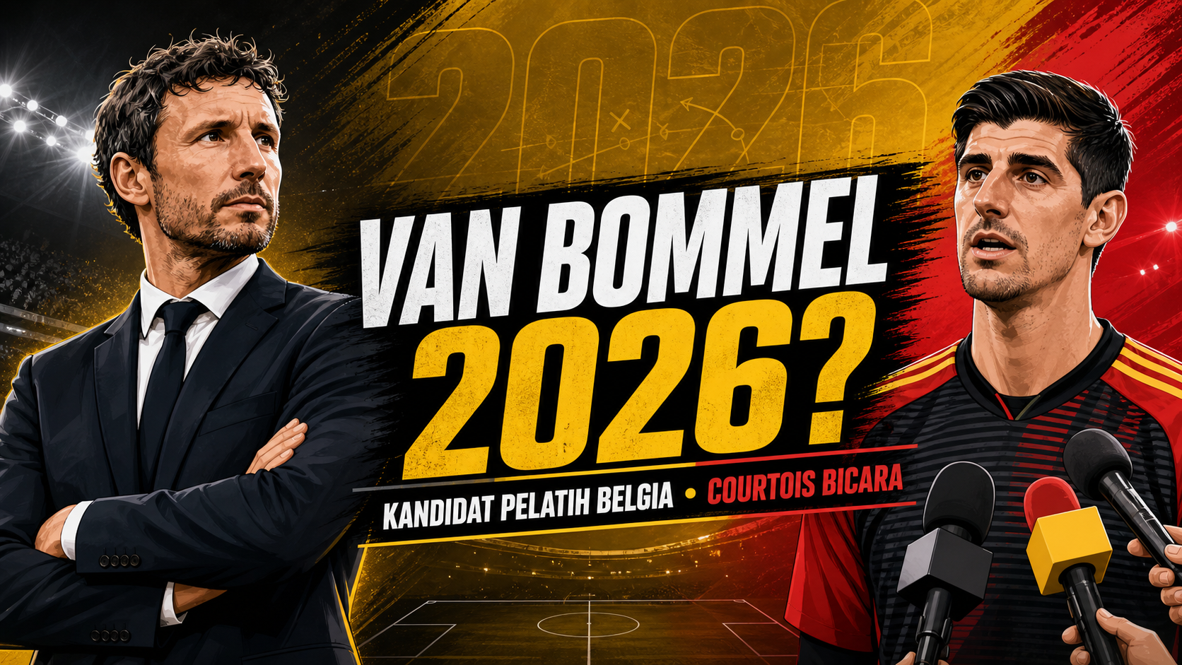 bommel - Mark van Bommel 2026: Kandidat Pelatih Belgia, Courtois Bicara