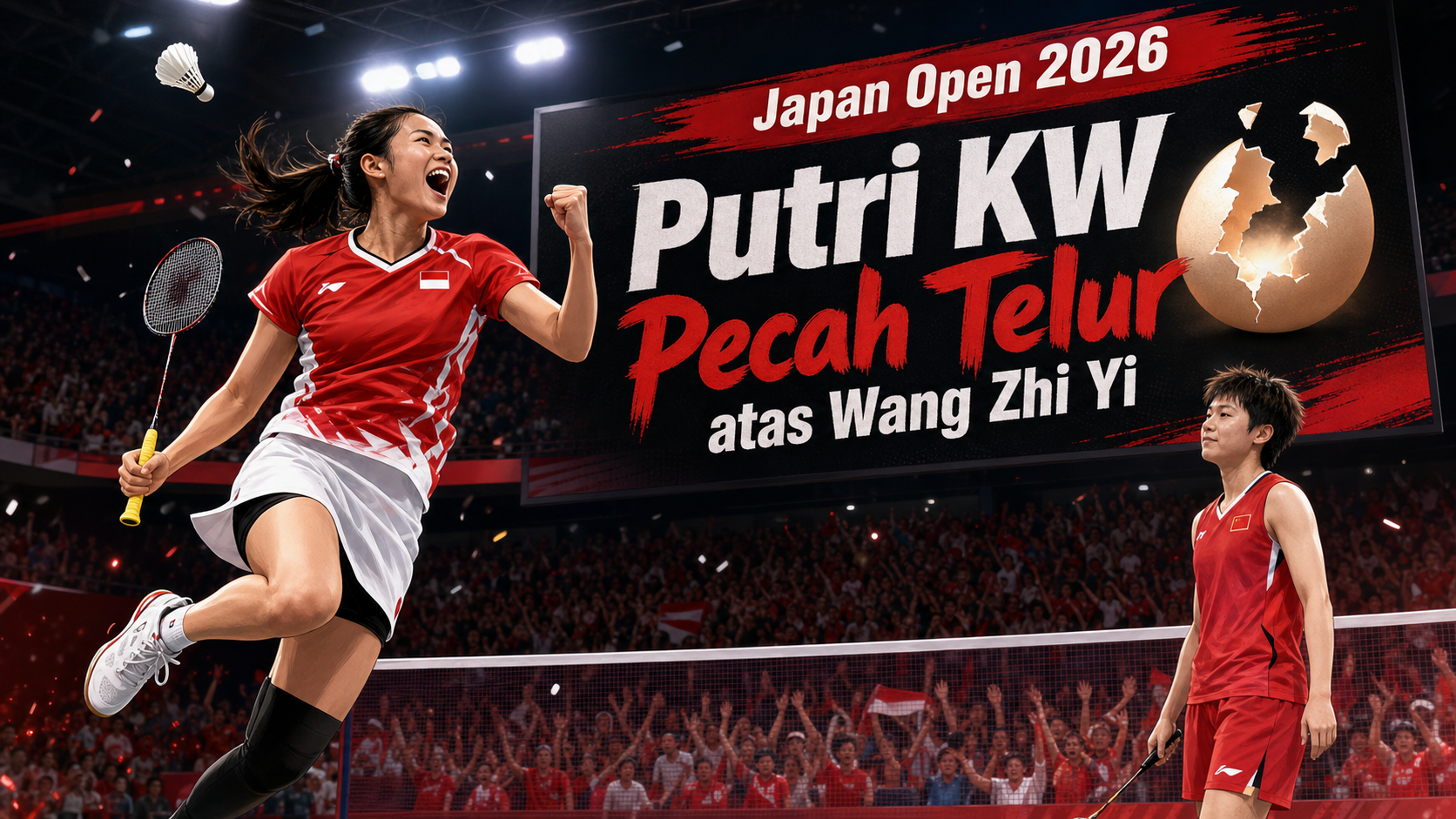 Hasil Japan Open 2026: Putri KW Pecah Telur atas Wang Zhi Yi - putri