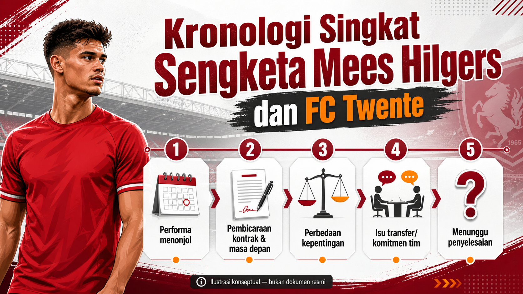 Kronologi Singkat Sengketa Mees Hilgers dan FC Twente - hilgers