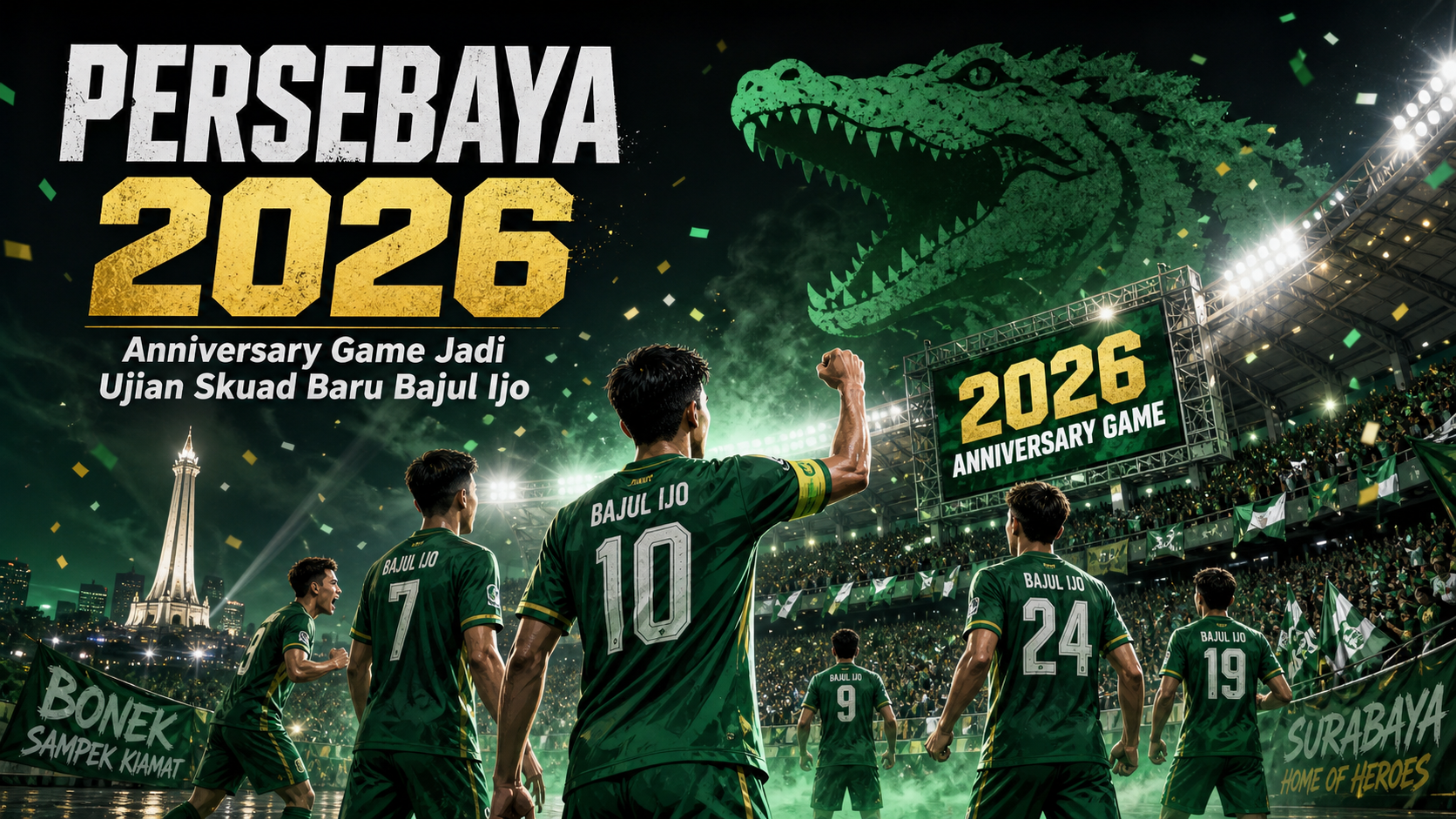 Persebaya 2026: Anniversary Game Jadi Ujian Skuad Baru Bajul Ijo - persebaya