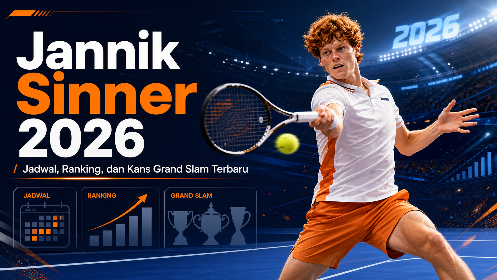 sinner - Jannik Sinner 2026: Jadwal, Ranking, dan Kans Grand Slam Terbaru