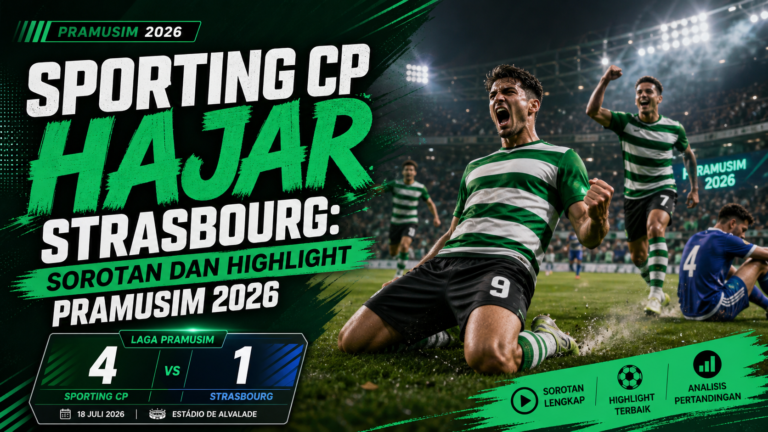 sporting - Sporting CP Hajar Strasbourg: Sorotan dan Highlight Pramusim 2026