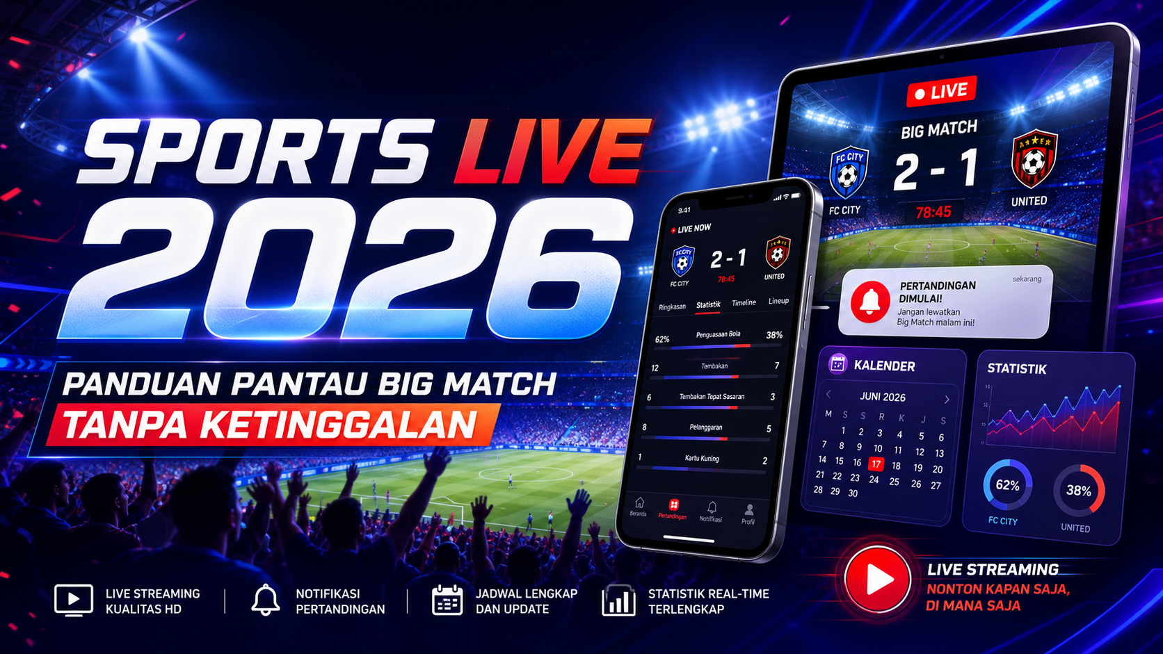 sports - Sports Live 2026: Panduan Pantau Big Match Tanpa Ketinggalan