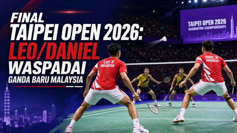 bulutangkis - Final Taipei Open 2026: Leo/Daniel Waspadai Ganda Baru Malaysia