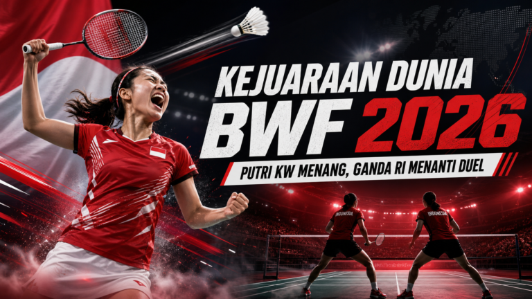 bwf - Kejuaraan Dunia BWF 2026: Putri KW Menang, Ganda RI Menanti Duel
