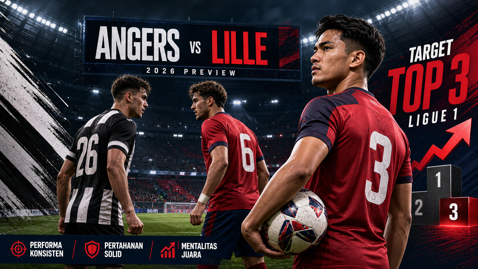 Preview Angers vs Lille 2026: Verdonk dan Target 3 Besar Ligue 1 - lille