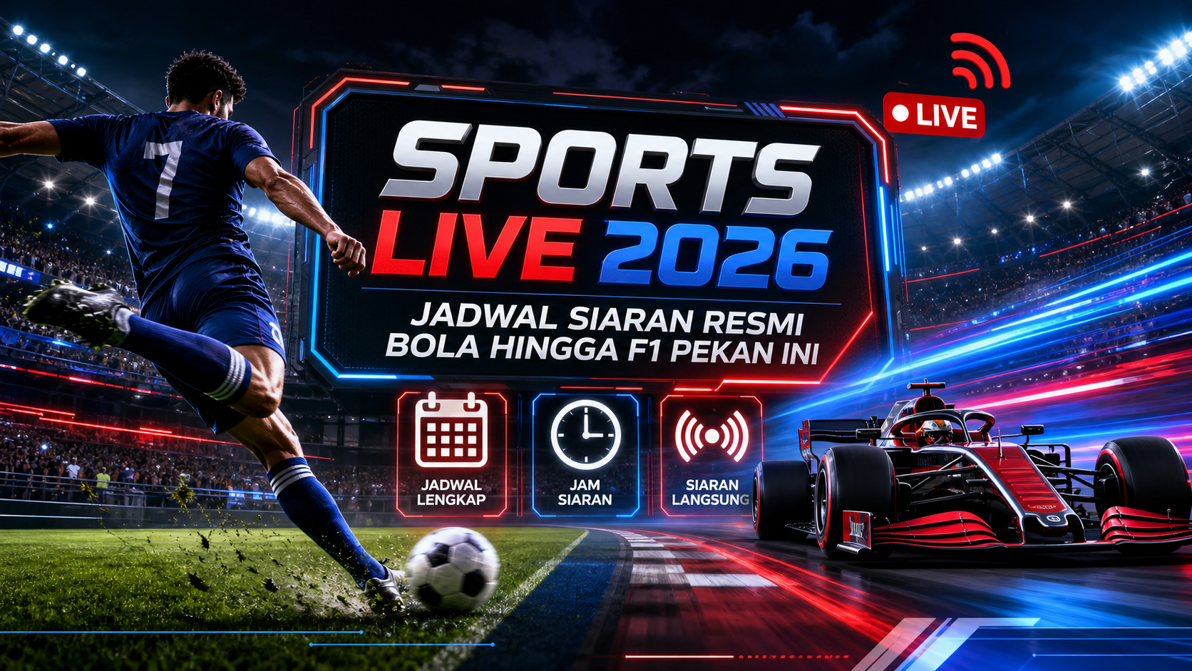 Sports Live 2026: Jadwal Siaran Resmi Bola hingga F1 Pekan Ini - sports