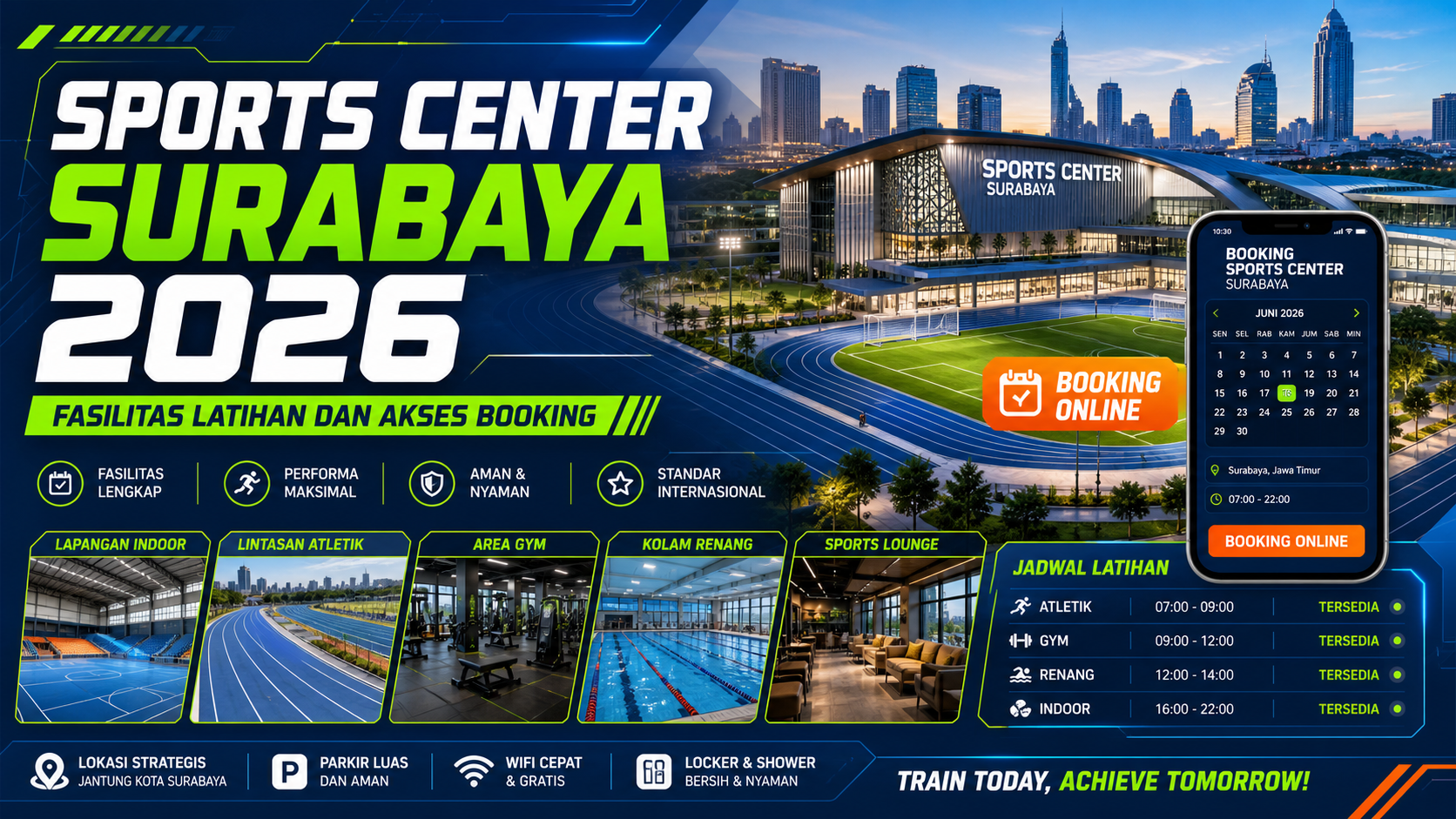 surabaya - Sports Center Surabaya 2026: Fasilitas Latihan dan Akses Booking