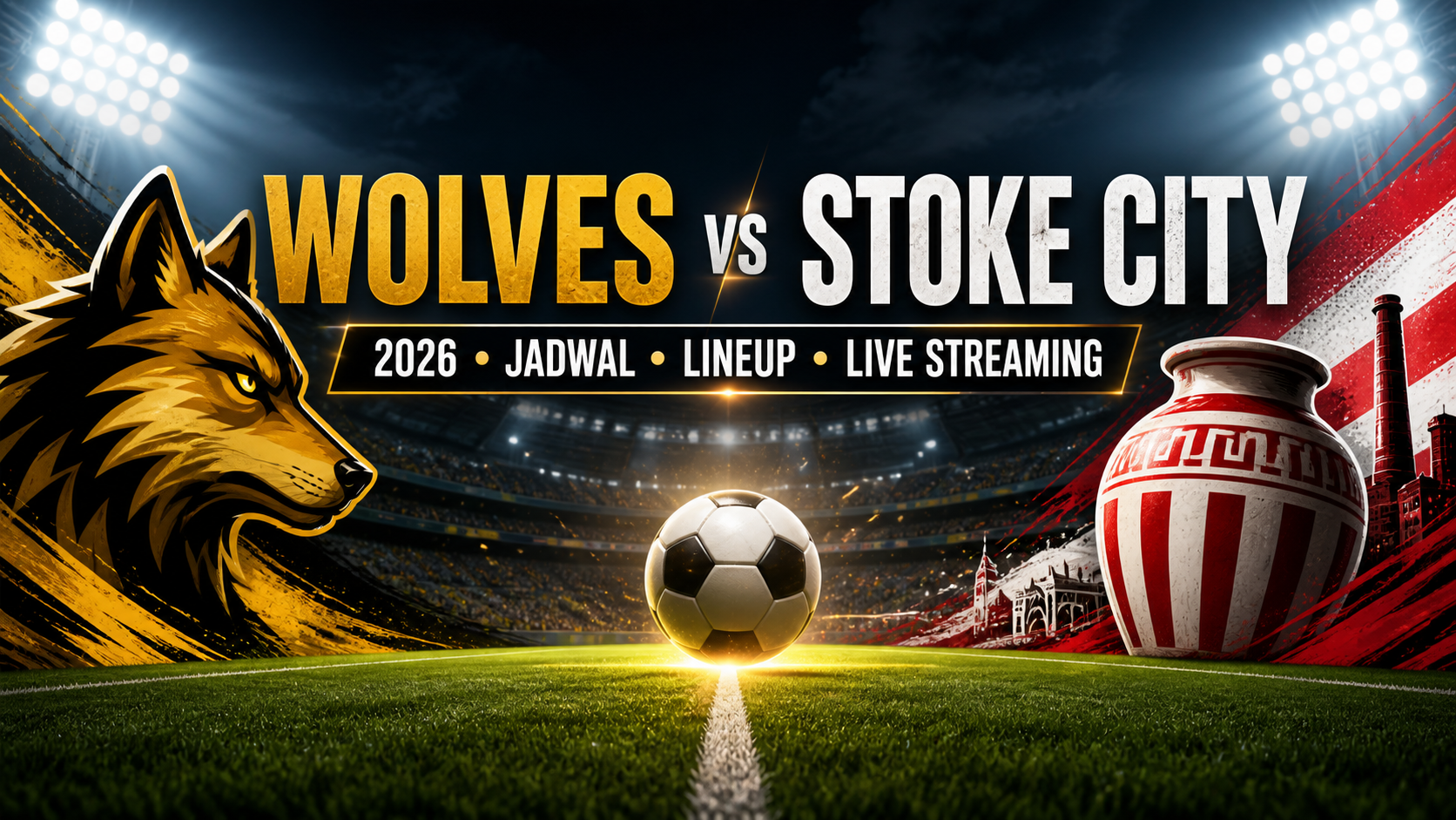 Wolves vs Stoke City 2026: Jadwal, Lineup, Live Streaming - wolves