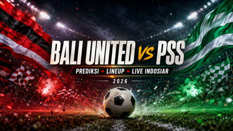 bali - Bali United vs PSS 2026: Prediksi, Lineup, Link Live Indosiar