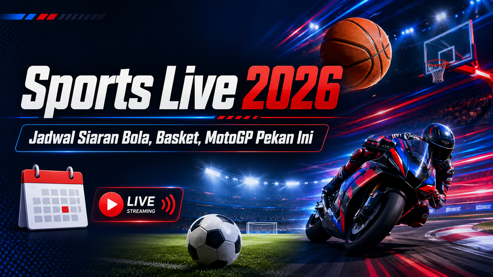 sports - Sports Live 2026: Jadwal Siaran Bola, Basket, MotoGP Pekan Ini