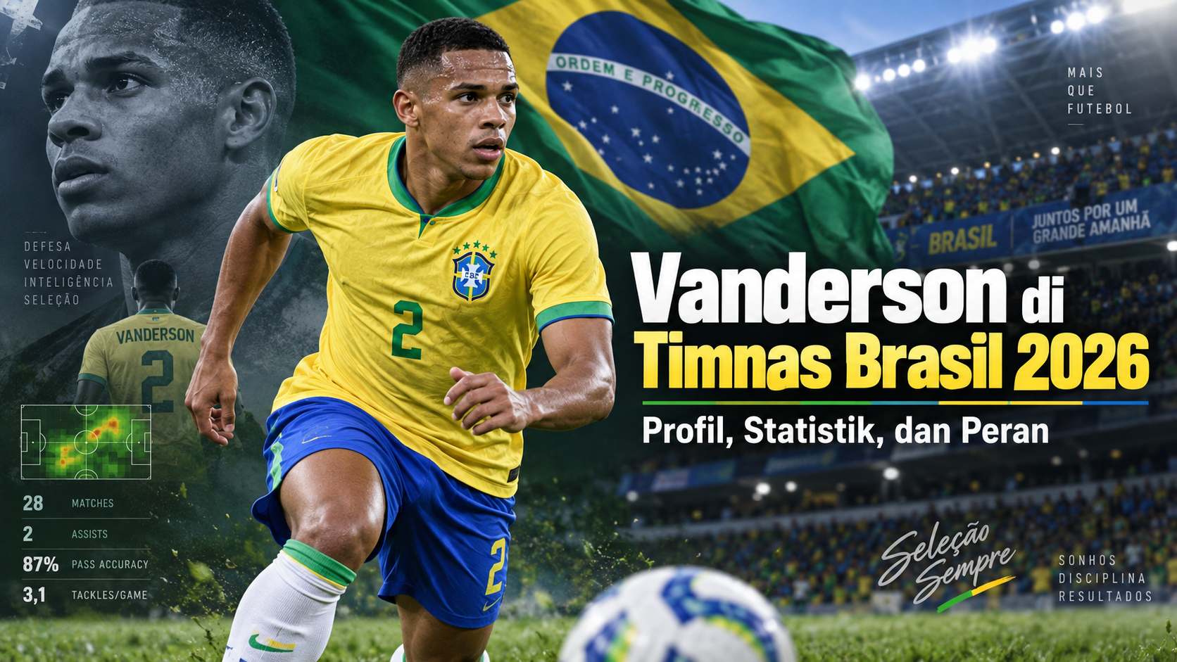vanderson - Vanderson di Timnas Brasil 2026: Profil, Statistik, dan Peran