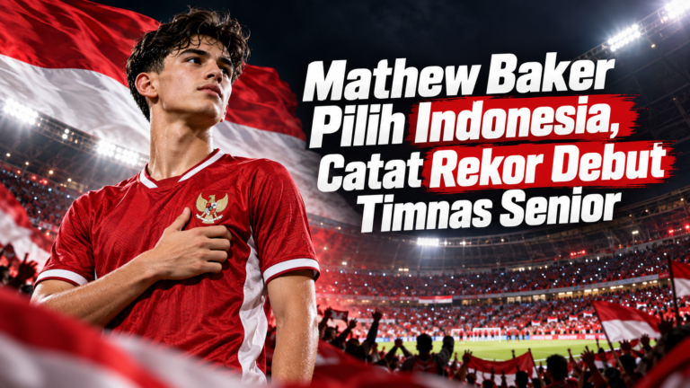 mathew - Mathew Baker Pilih Indonesia, Catat Rekor Debut Timnas Senior