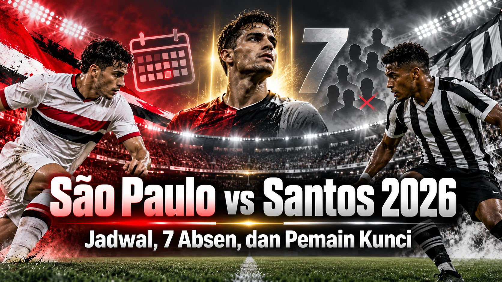 santos - SÃ£o Paulo vs Santos 2026: Jadwal, 7 Absen, dan Pemain Kunci