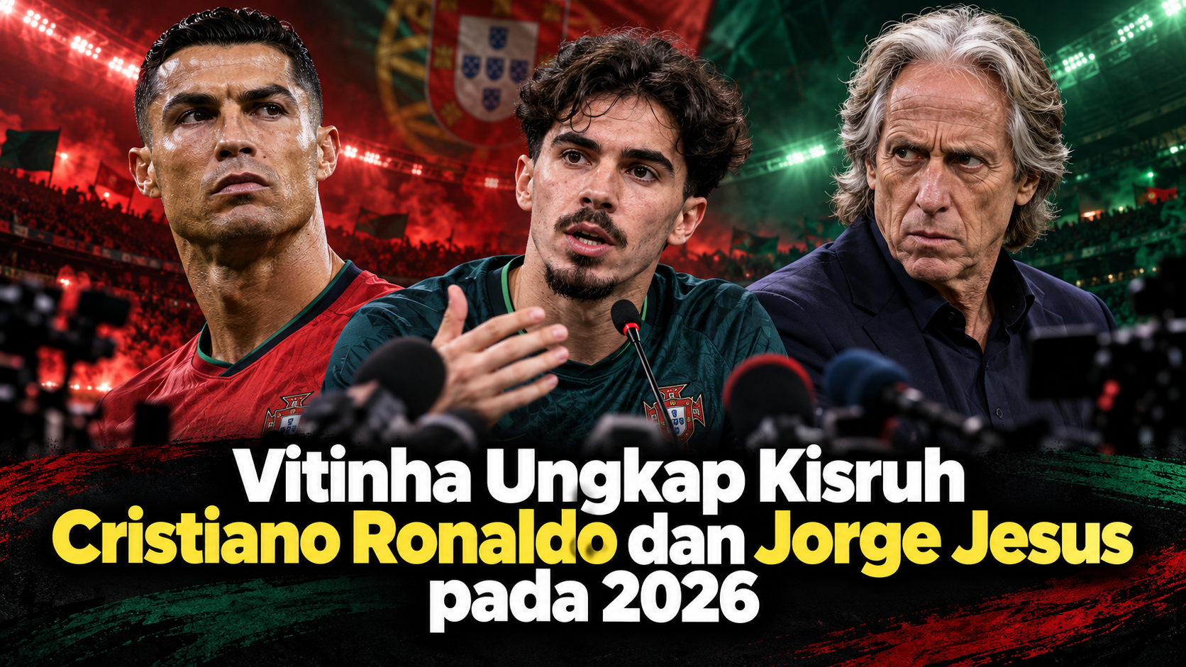 vitinha - Vitinha Ungkap Kisruh Cristiano Ronaldo dan Jorge Jesus pada 2026